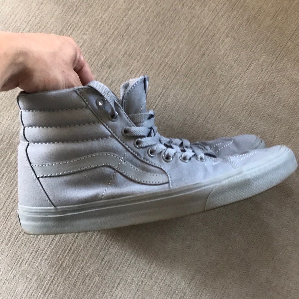 Heather gray Sk8 high tops Vans size 11